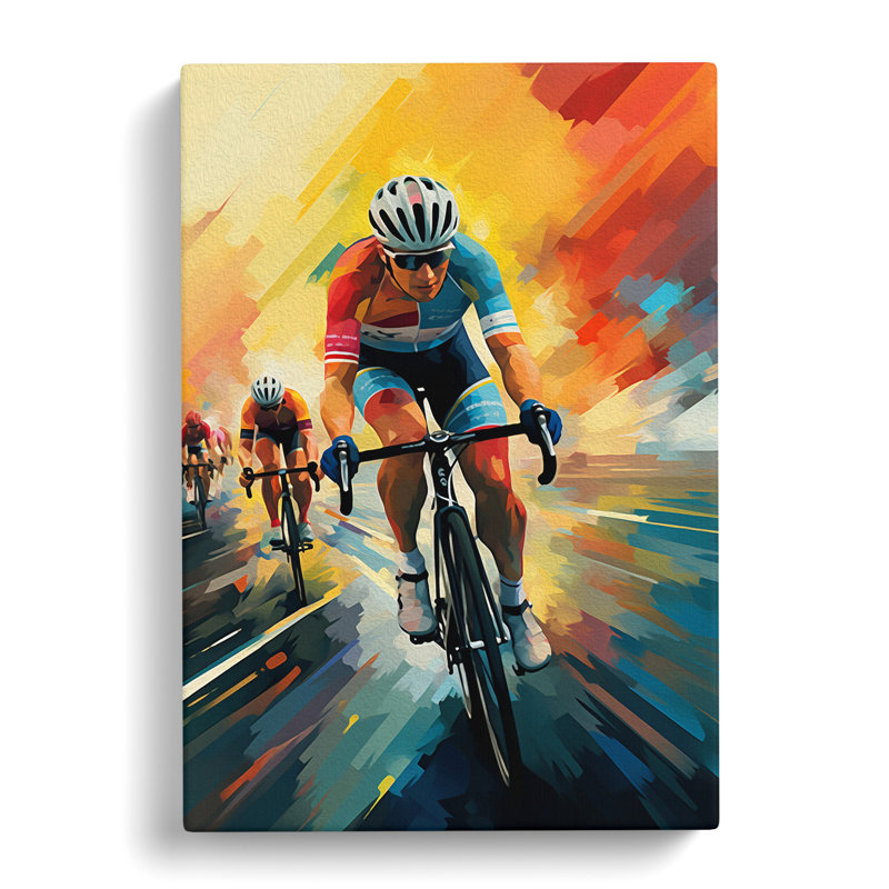 Tour De France Futurism - No Frame Print, 50cm H x 35cm W x 3cm D