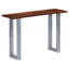 Console, table d'entrée, canapé, table d'appoint, bois massif, acacia et fer-818909632-818909633
