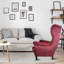 Atara Velvet Wingback Chair