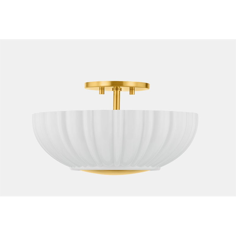Anne 15" 2-Light Flush Mount by Zoe Feldman x Mitzi