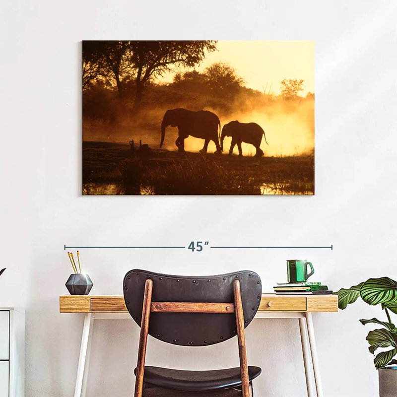 Brampt Elephant Buddies, 26'' H x 39'' W