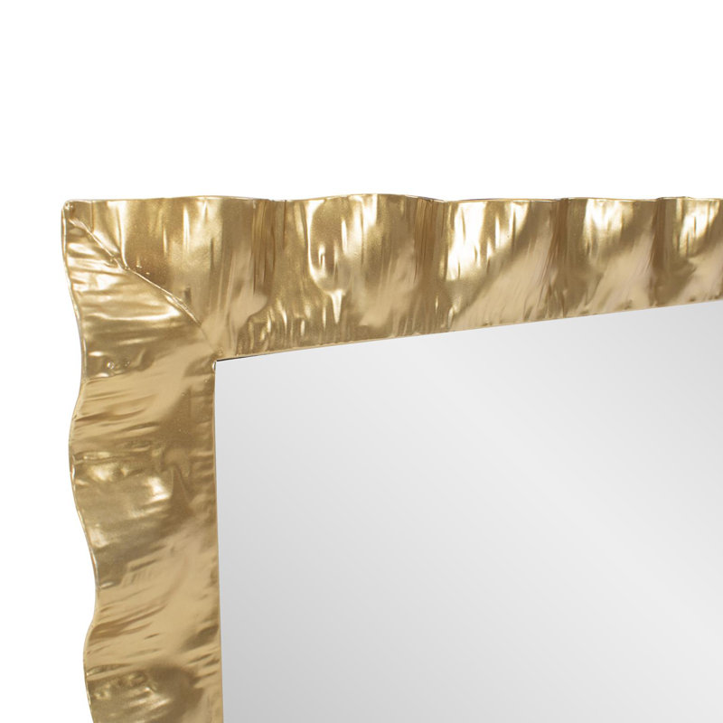 Miroir mural Theodore, 40 po x 29,5 po, Or