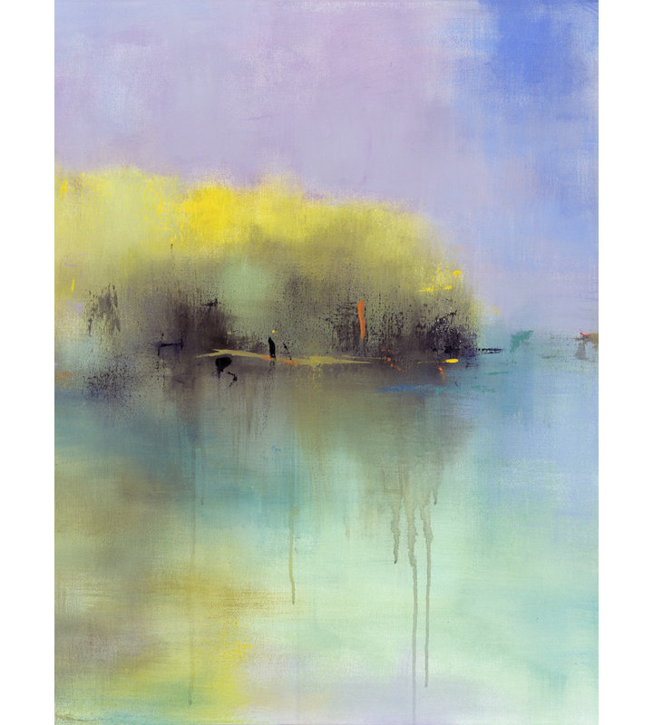 Sunlit Beginnings Vertical Print, Wrapped Canvas, No Mat, 24" H x 18" W