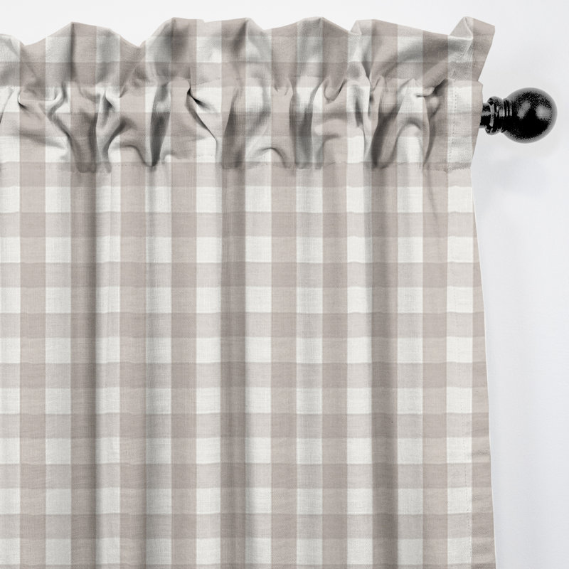 Paire de rideaux obscurcissant avec passe-tringle (ensemble de 2), Naturel, L 50 po x L 108 po