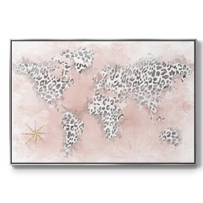 " Pink Cheetah Map "