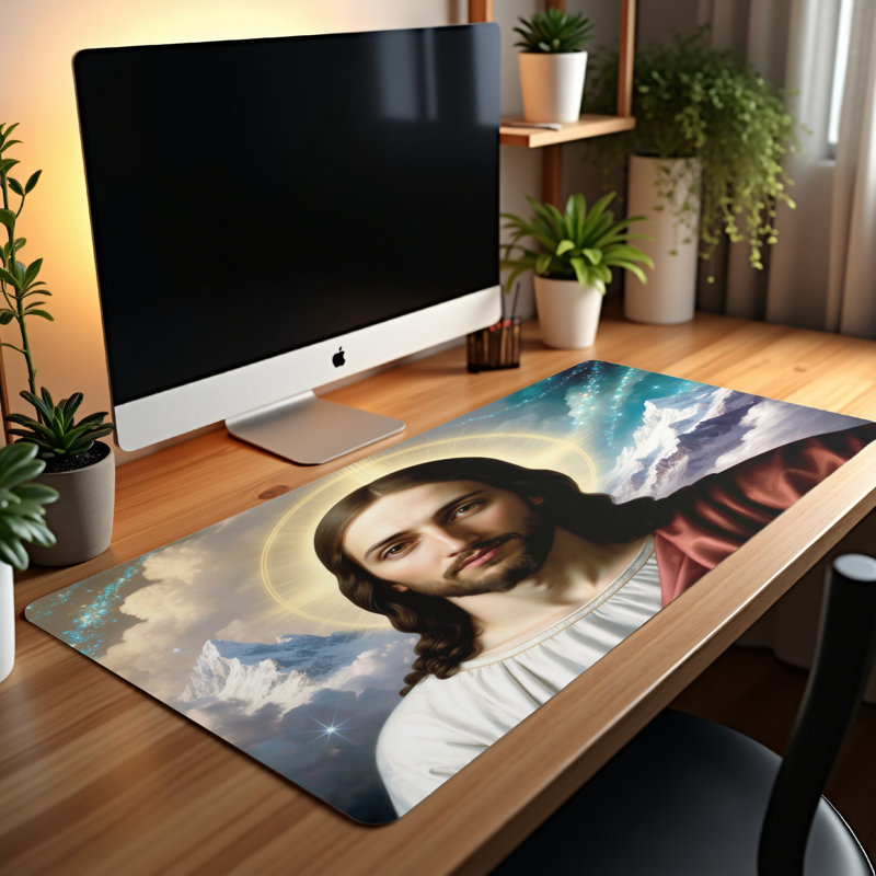 Polyester Desk Pad, 31.5x15.5