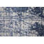 Tapis abstrait en viscose tissé à la main bleu / ivoire-1594063428