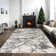Monaco Series Abrstract Black/Gray/Ivory/Beige Area Rug