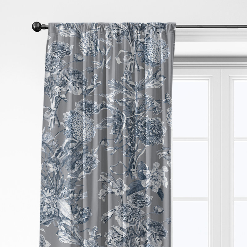 Ensemble de 2 rideaux en coton Alexandrie, L 50 po x L 132 po