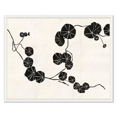 Nasturtium (var. 2) Print by Susan Hable