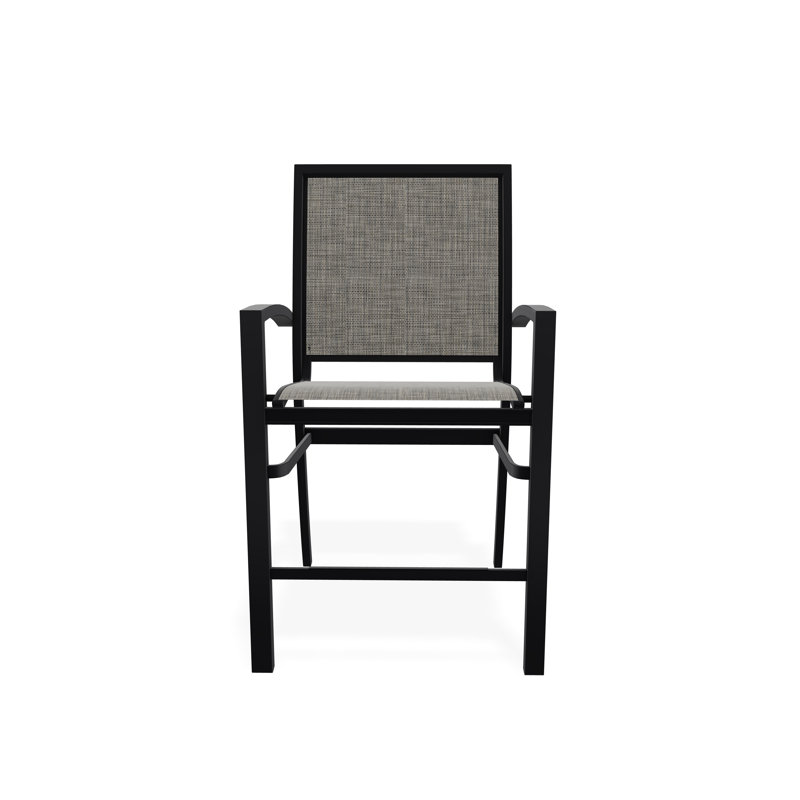 Tabouret de comptoir d'extérieur 26 po Kendall, Noir, Tempête
