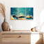«Blue Sunshine Landscape», reproduction d'art sur toile-93059941