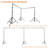 Adjustable Backdrop Support System Stand Photography Lighting Kit