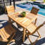 Chaise pliante en teck naturel Nordic Teak - Loon Peak®