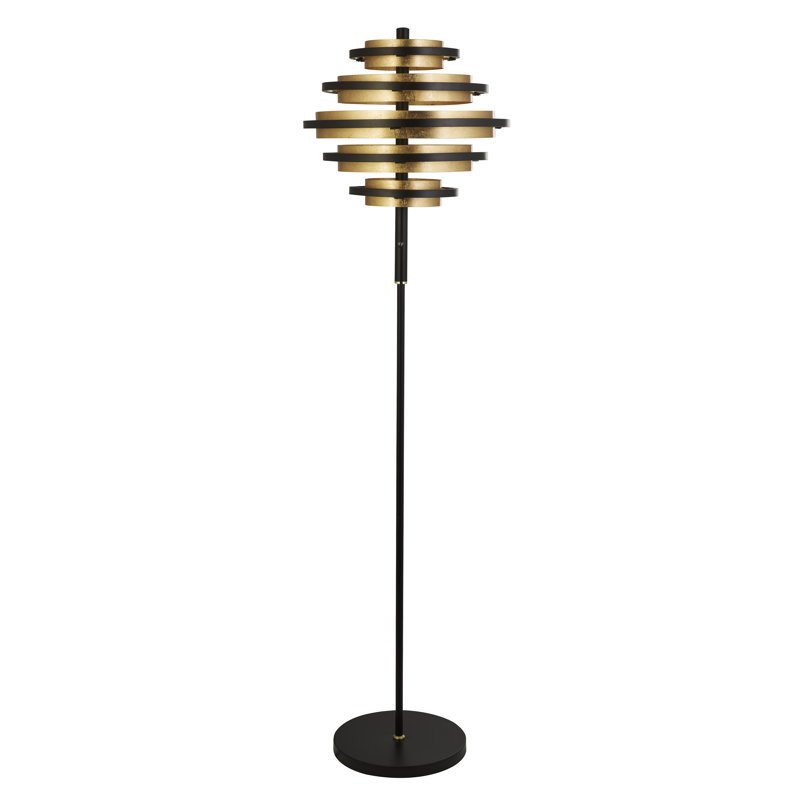 Malena 148cm Black LED Traditional Floor Lamp