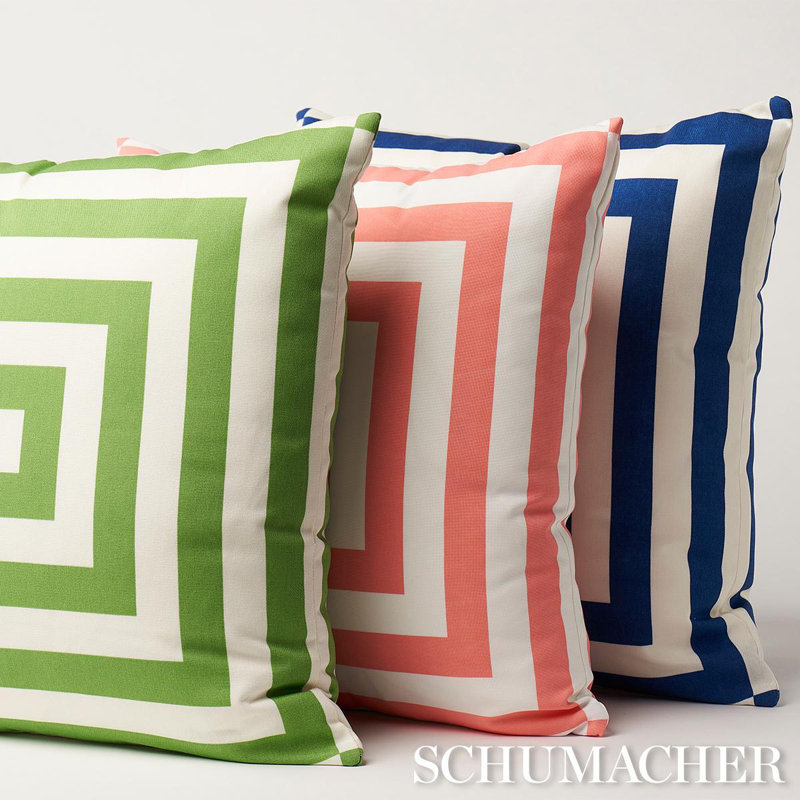 Roxbury I/O Pillow, Coral