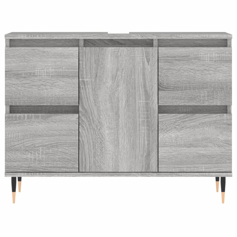 Markaila Floor Mounted Bathroom Cabinet, Grey Sonoma