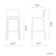 Sensilla Counter Stool