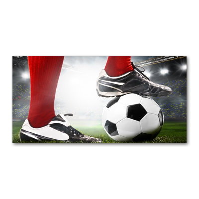 Player's Legs - Wrapped Canvas Print