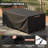 Durable 420D Outdoor Table Cover - Waterproof And UV-Resistant Patio Furniture Protector With Vents And Straps-1557737226