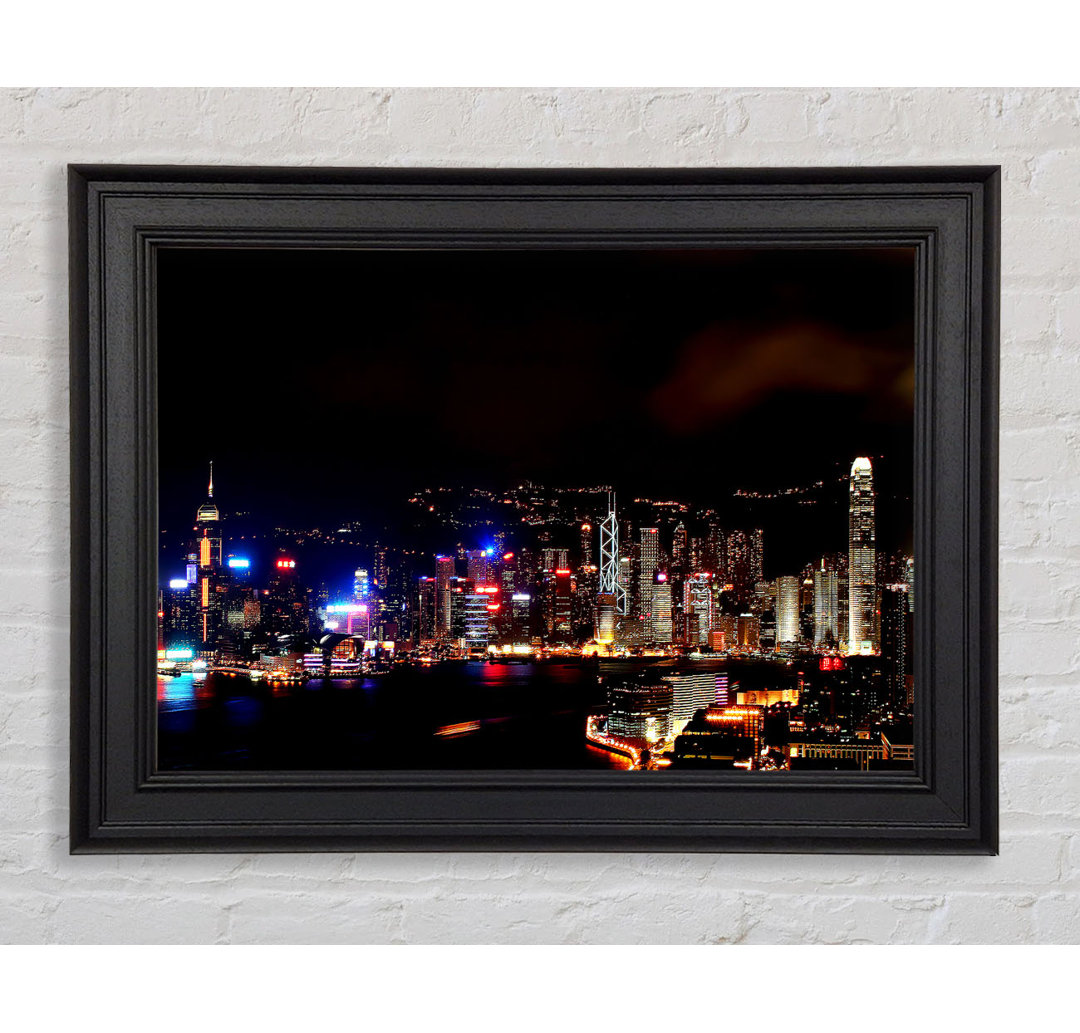 Hong Kong Reflections Gerahmter Druck