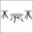 Cement 3-piece Round Coffee and End Table Set, Durable and Stylish for Modern Industrial Decor