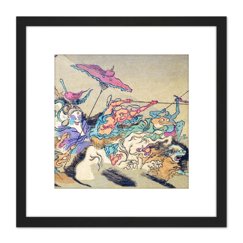 Zensai Youkai Ghosts Humorous Japan - Single Picture Frame Painting