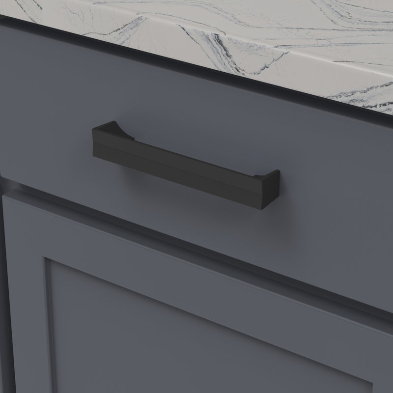 Avenue Collection Pull, 6 5/16", Matte Black