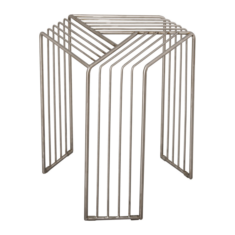 Tabouret d'appoint en acier inoxydable