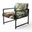 Arizona Desert Cactus II - Fauteuil rembourré rustique, fauteuil d'appoint de style occidental-1218076105