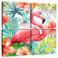 Carré flamant rose Brampt