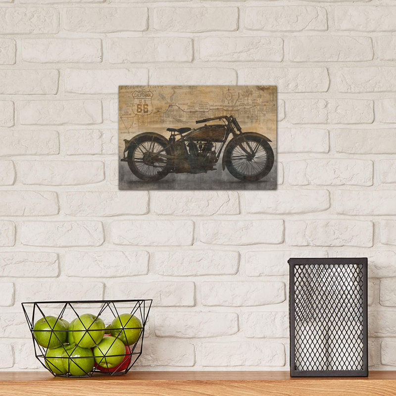 Ride 1 Piece Wrapped Canvas Wall Art, 20.32 cm H x 30.48 cm W