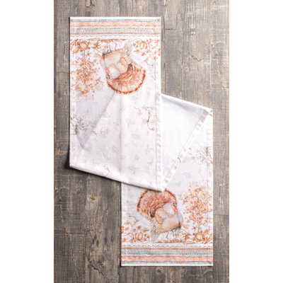 Maison D' Hermine Giving Thanks 100% Cotton Table Runner - Single Layer 14.5 Inch By 72 Inch