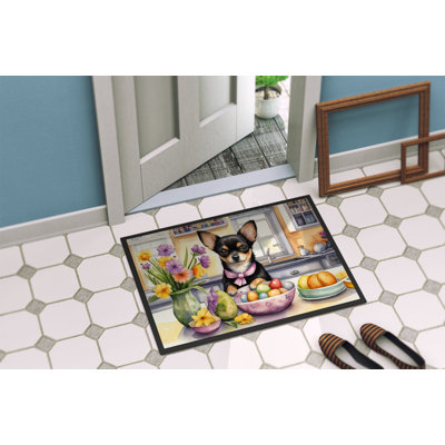 Decorating Easter Chihuahua Doormat