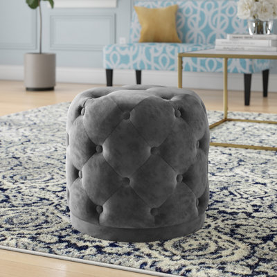 Harper Velvet Ottoman