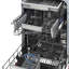 ZLINE 18" Tallac Series 3rd Rack Top Control Dishwasher with Stainless Steel Tub, 51dBa-1880202359