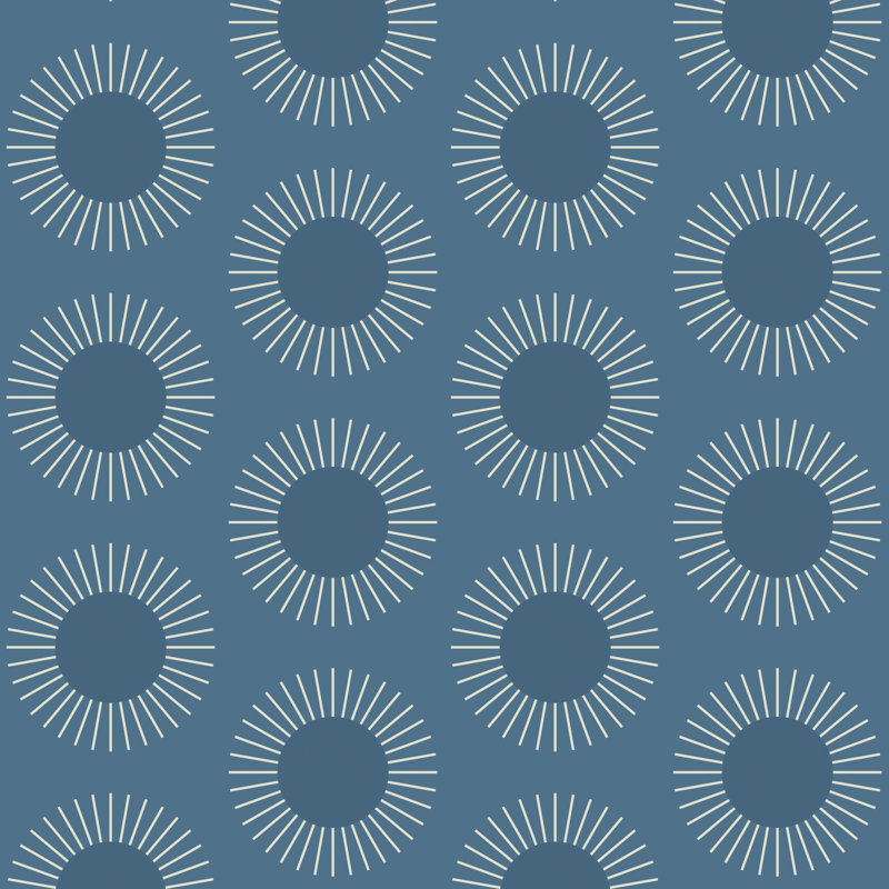 Sunburst - Blues Wallpaper, Paper, Blues, Non-Pasted