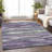 Premium Machine Washable Prisco Purple Rug-2043134677