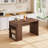 Counter Height Dining Table With Storage, Rectangular Bar Table With Drawer And Wine Rack-321598101-308683672