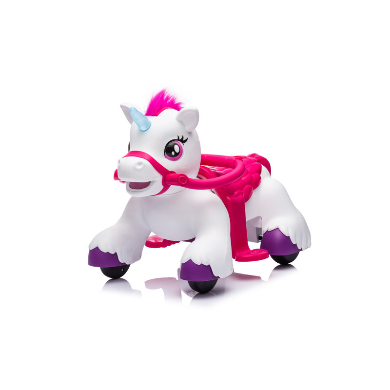 Freddo Unicorn 12V Ride-On, White