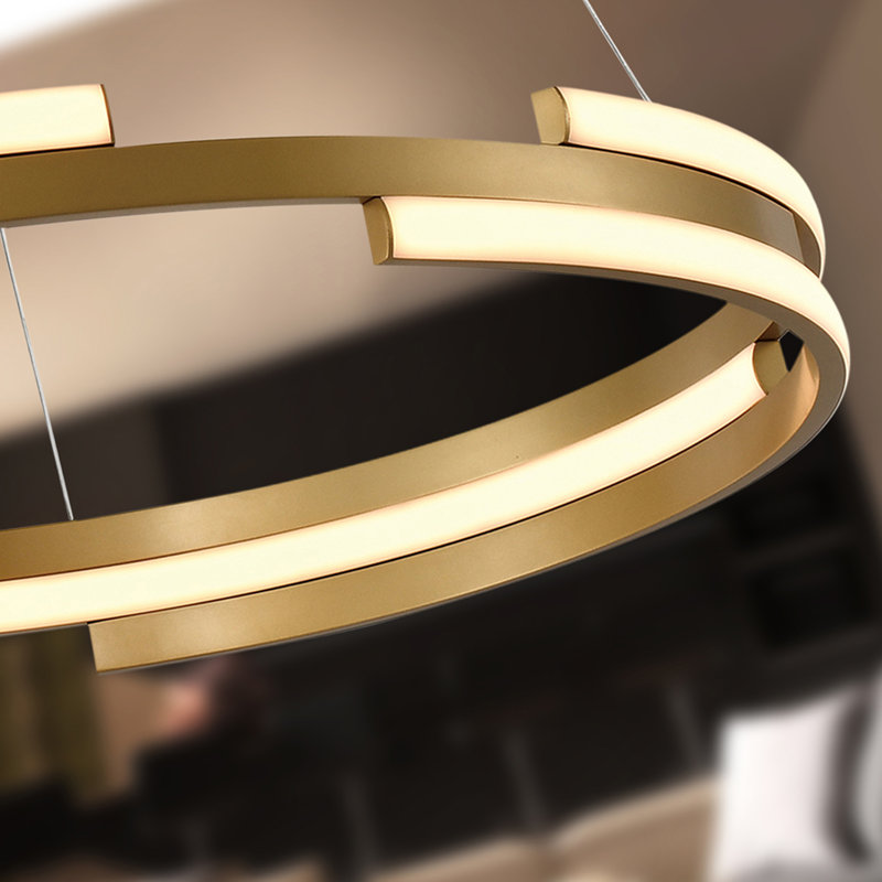 Deaysha 5 - Light LED Novelty Pendant, Gold