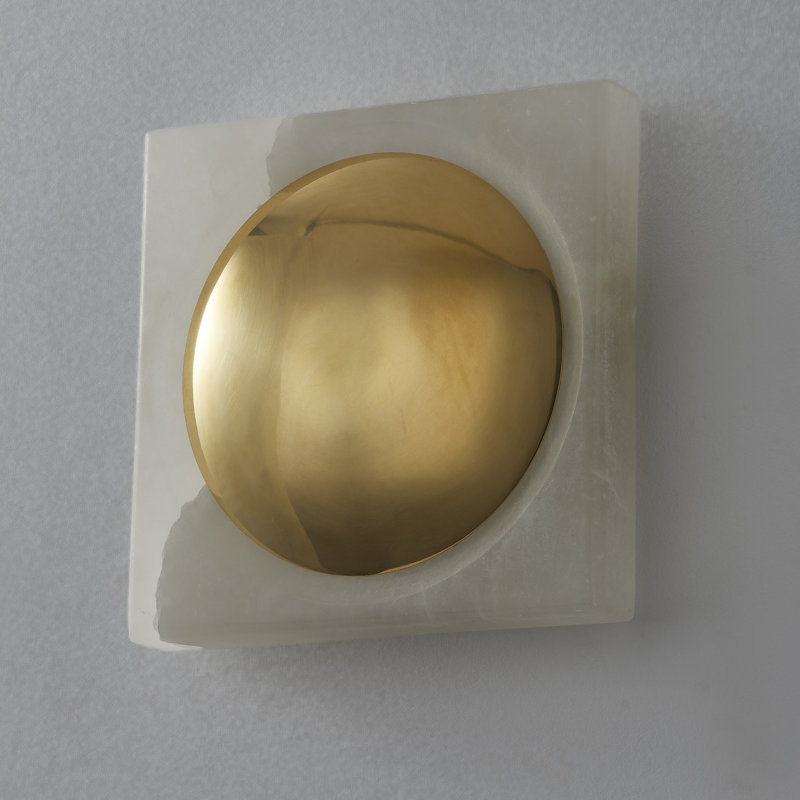 Hamel 1 Light Wall Sconce, Vintage Brass