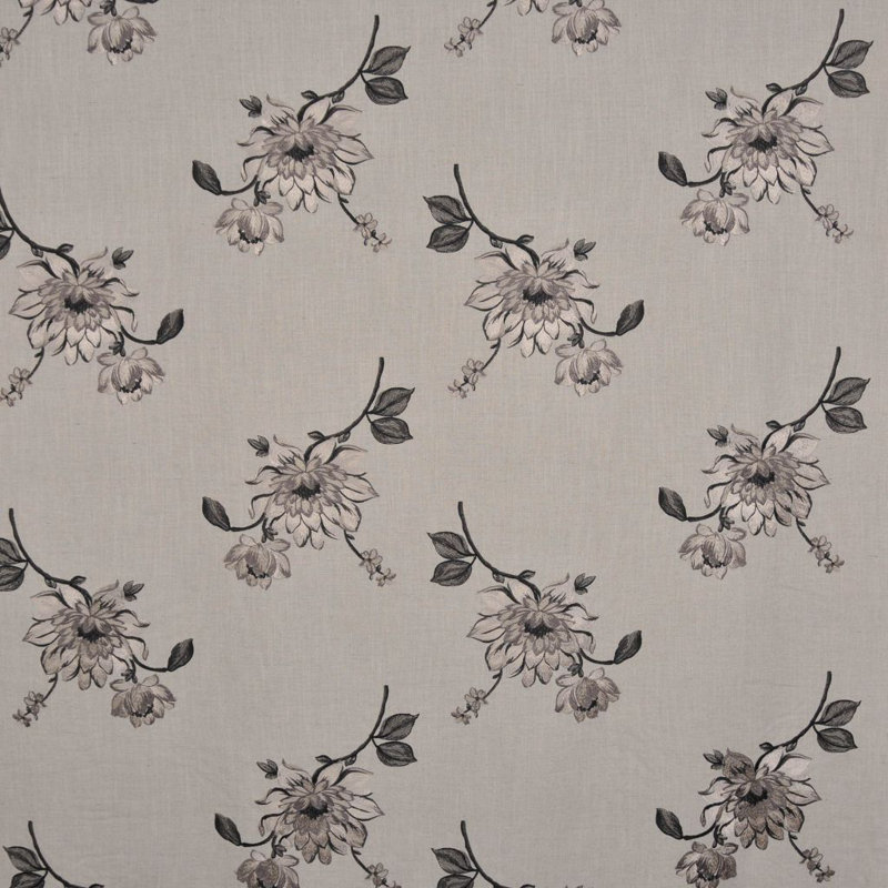 Tissu floral boutique Allure, Onyx