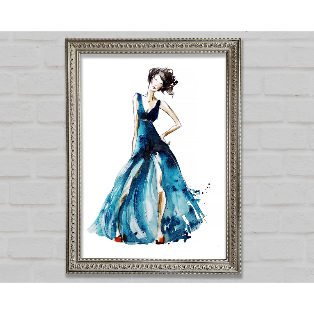 Cloverly Ballkleid Envy Gerahmter Druck Wandkunst