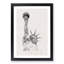 Statue of Liberty in New York City Abstract - Picture Frame Graphic Art Print-56862296-56862293