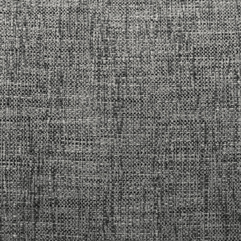 Méridienne en polyester de 27,25 po de largeur Albury, 100 % polyester graphite, Noir