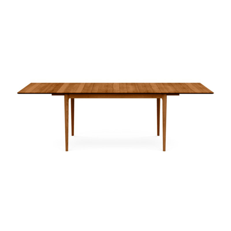 Sarah Four Leg Extension Table, Autumn Cherry, 42" W x 96" L