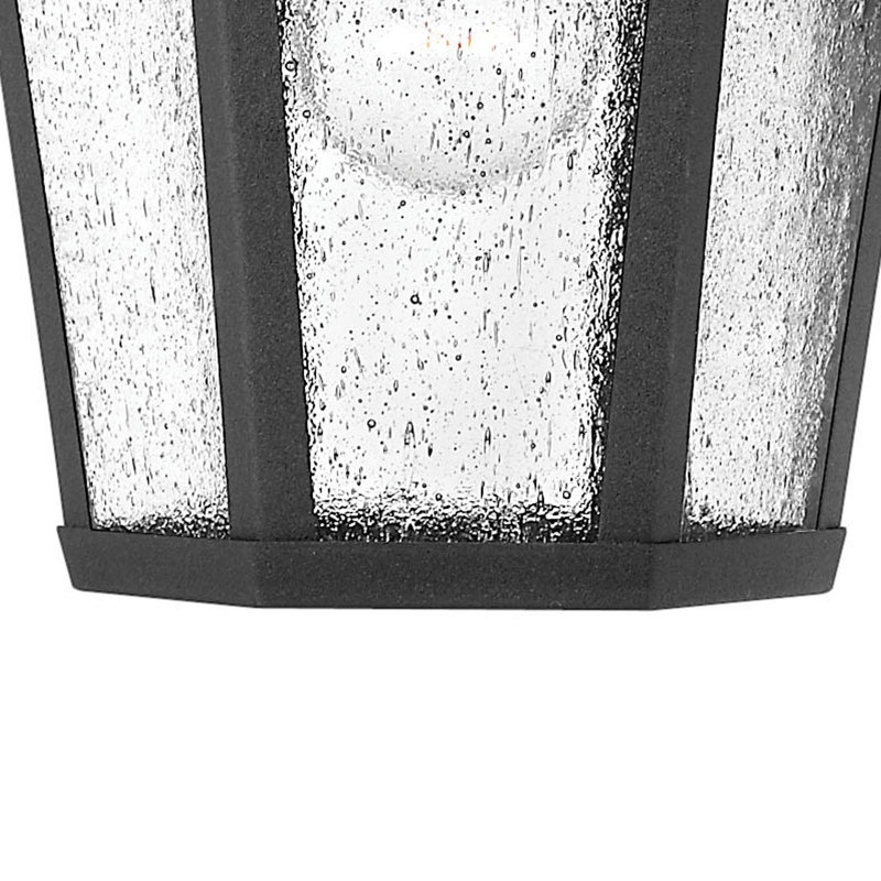 Edgewater LED Outdoor Wall Lantern, Incandescent, Matte Black, 11" H x 6.5" W