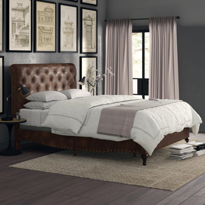 Leather Standard Bed