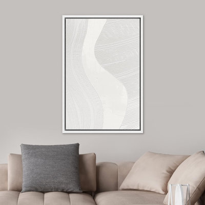Geometric Line " Geometric Pastel Gray White Line Collage Abstract Shapes Minimalism Contemporary Nordic Wall Decor "